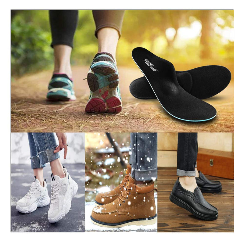 PCSsole High arch Orthopedic Insoles, Comfort Men's and Women's Insoles Work Shoes for Heel Spurs, Flat Feet, Plantar Fasciitis, Foot Pain - NewNest Australia