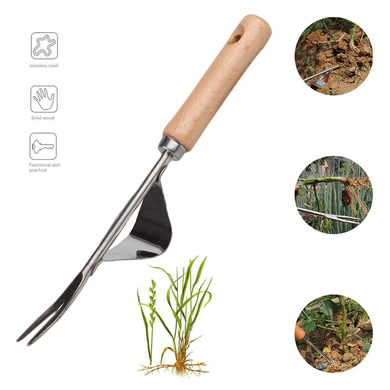 Creatsnow Stainless Manual Weed Puller Bend-Proof,Garden Hand Weeder Manual Weed Puller,Weeding Tool Bend-Proof Premium Gardening Tool for Easy Weed Removal and Deeper Digging Style 1 - NewNest Australia