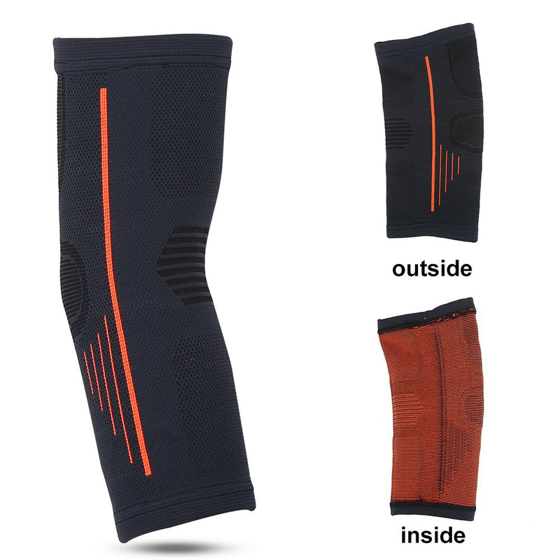 Alomejor 1 Piece Elbow Support Sleeve Unisex Sports Nylon Elbow Support Comfortable Elbow Compression Sleeve For Basketball Training Weightlifting Fitness Training - NewNest Australia
