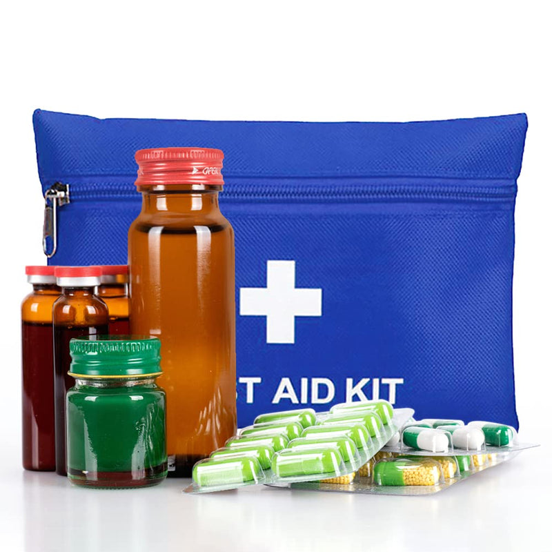 Pack Of 6 Medicine Bag Mini First Aid Bag Empty Medical Emergency Bag Empty Waterproof Medicine Storage Bag Portable Medicine Bag For Home, Office, Travel, Hiking, Camping Red - NewNest Australia