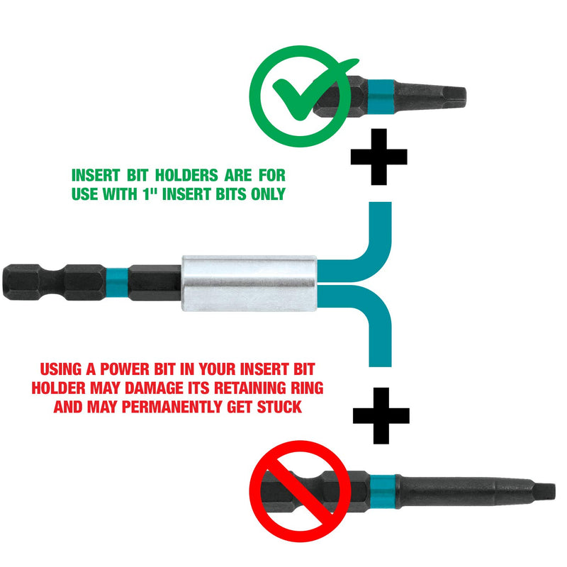 Makita A-96970 Impactx 2-3/8″ Onepiece Magnetic Insert Bit Holder 2-3/8-Inch 1-Pack - NewNest Australia