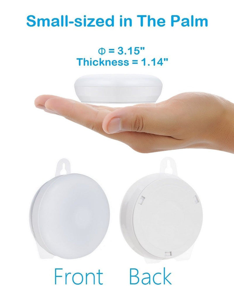 Rechargeable Touch Light, RTSU DIY Stick Anywhere Led Night Light Touch Lamp Tap Light (Touch Sensor Switch, Stepless Dimmer, Last Setting Memory, Built-in Battery Powered, Warm White Light) - NewNest Australia