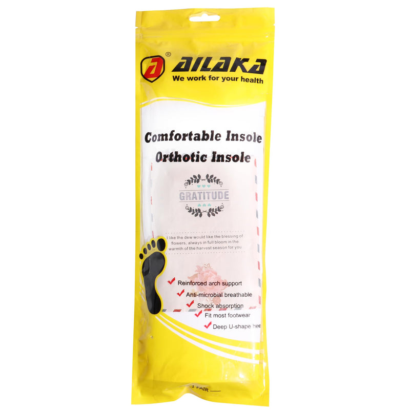 Ailaka High Arch Support Shoe Insoles  Arch Support Cushion Insoles for Men Women, Performance Orthopedic Insoles for Flat Feet, Plantar Fasciitis, Feet Heel Pain Relief - NewNest Australia