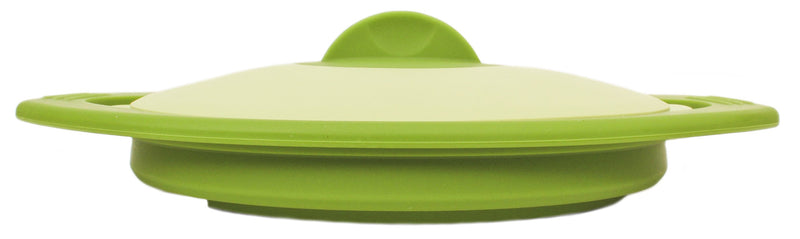 Zoie + Chloe 100% Silicone Family Size Steamer - Collapsible Design with Lid & Detachable Colander Green - NewNest Australia