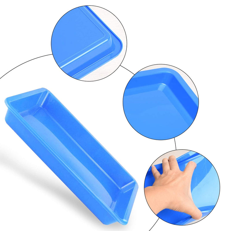 Plastic Art Trays,5 Pieces Stackable Activity Tray Crafts Organizer Tray Serving Tray Jewelry Tray for DIY Projects, Painting, Beads, Organizing Supply,5 Color (9.6 x 7.08 x 0.94 inch) 9.6 x 7.08 x 0.94 inch - NewNest Australia