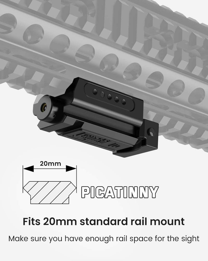 Feyachi PL-31 Laser Sight Compact Shockproof Red Dot Laser Sight with Picatinny Rail for Pistol Handgun Shotgun Rifle - NewNest Australia