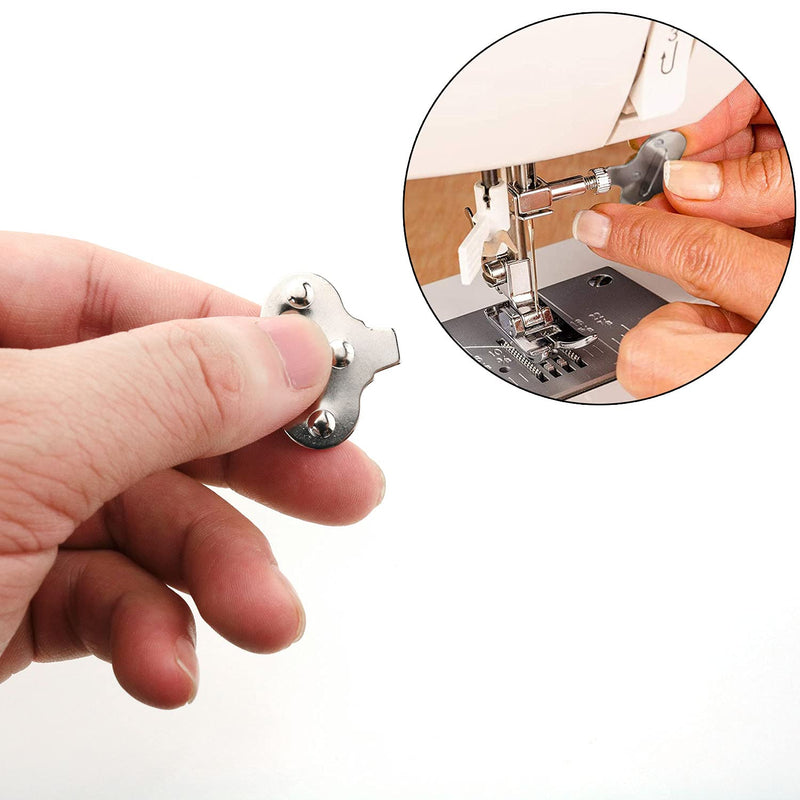 ZZHXSM 2 Pcs Needle Plate Screwdriver Sewing Machine Repairing Tool Compatible with Brother BM/GS/PE/NV/SE/XR, Janome, Babylock, Singer, etc. 30x23x1mm - NewNest Australia