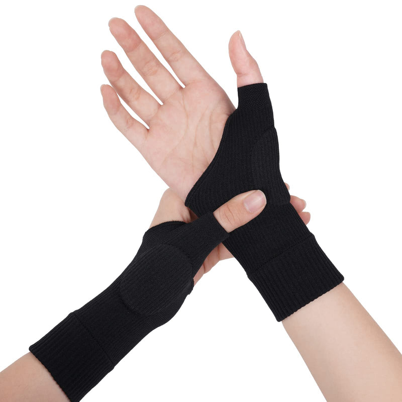 ACWOO Arthritis Gloves, Elastic Wrist Support Thumb Support Brace with Gel, Breathable Comfortable Carpal Tunnel Splint per Relieves Wrist Thumb Pain, Sprains, Tendonitis and Joint Pain (S) S - NewNest Australia