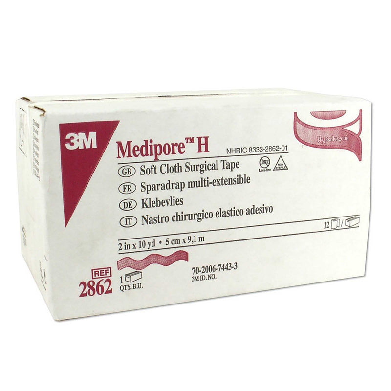 3M Medipore Soft Cloth Surgical Tape - 2" x 10 yds 2862 Ea - NewNest Australia