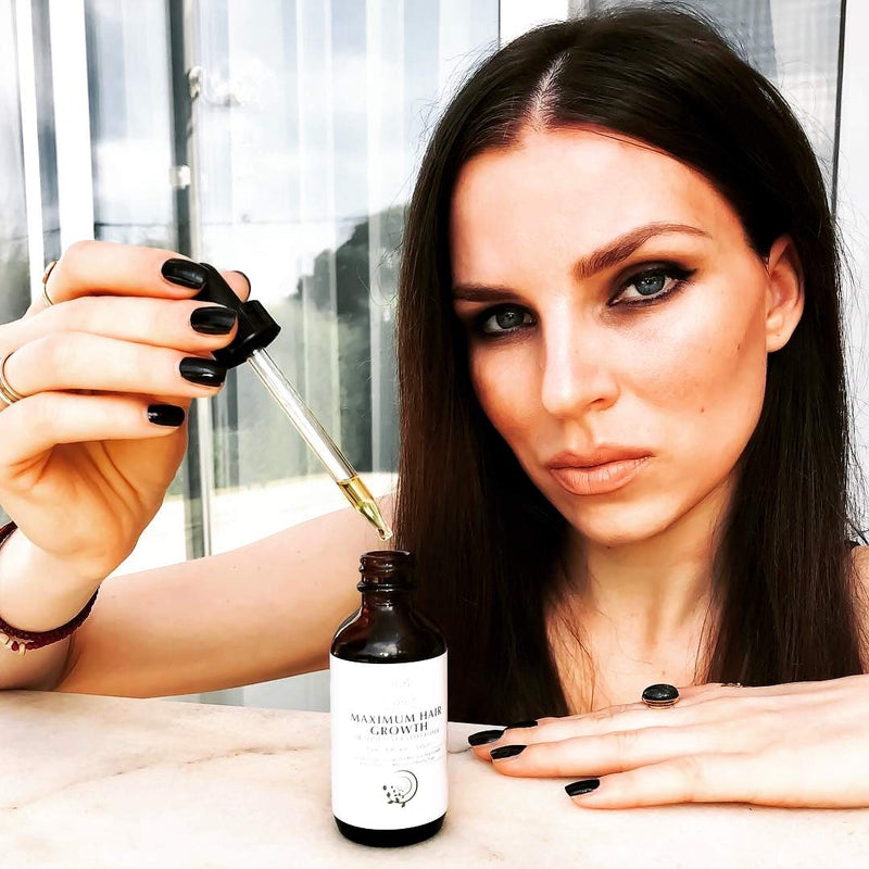 Noa's Choice ORGANIC Ayurvedic Hair Growth Formula, for FULLER, LONGER, Thicker, Healthier Hair. Restore a HEALTHIER scalp. Best Treatment for Hair Loss, Thinning Hair 2.1oz - NewNest Australia