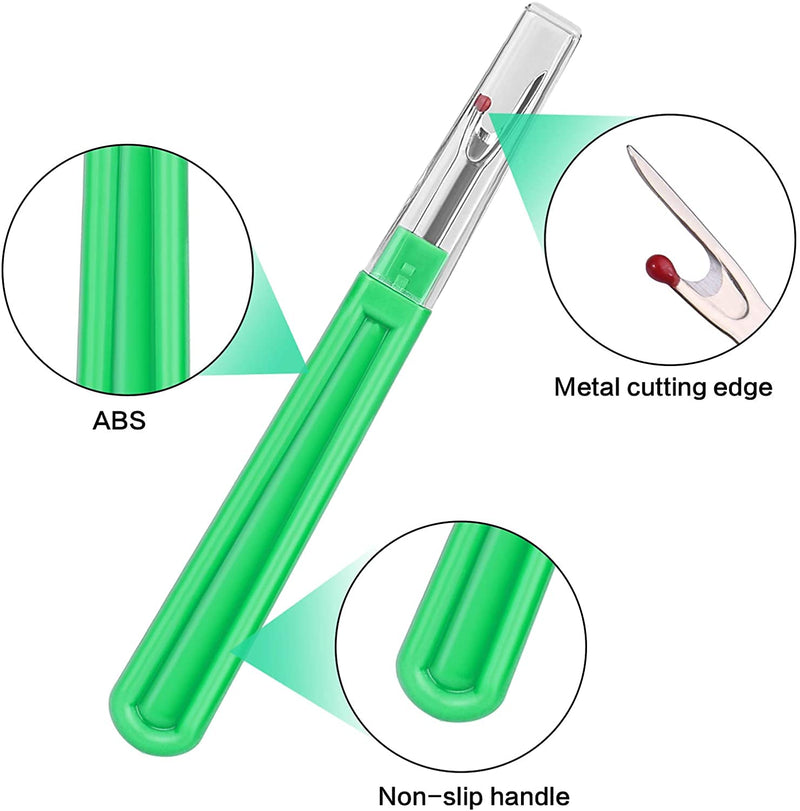 Seam Ripper, Sewing Stitch Ripper and Thread Remover Tool Kit, 2Big+2Small Thread Cutter and 1 Thread Snips (Blue) Blue - NewNest Australia