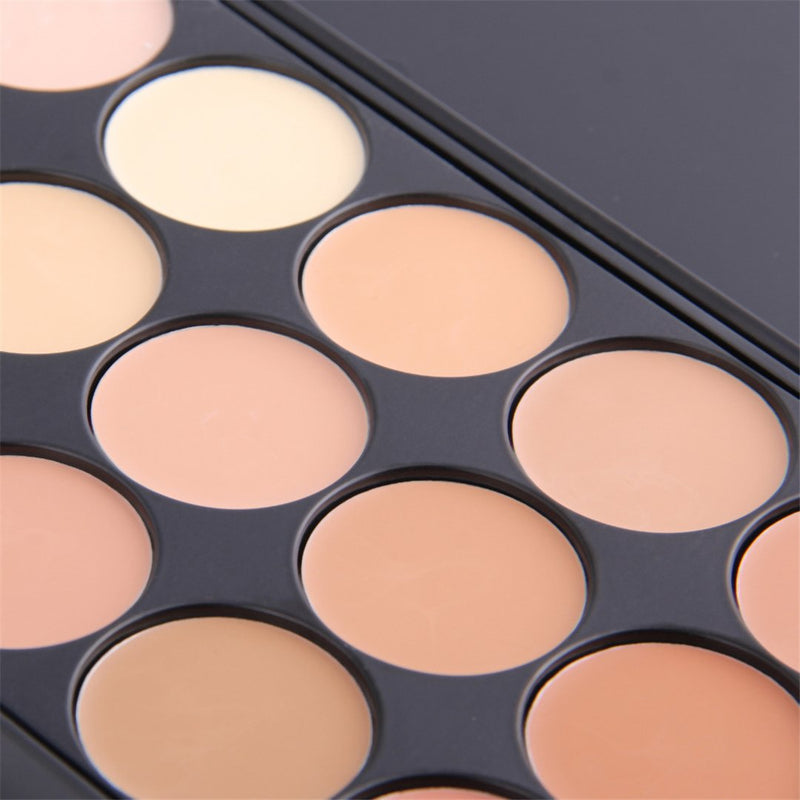 FantasyDay® Professional 15 Colours Cream Concealer Camouflage Makeup Palette Contouring Kit #2 - Ideal for Professional and Daily Use - NewNest Australia