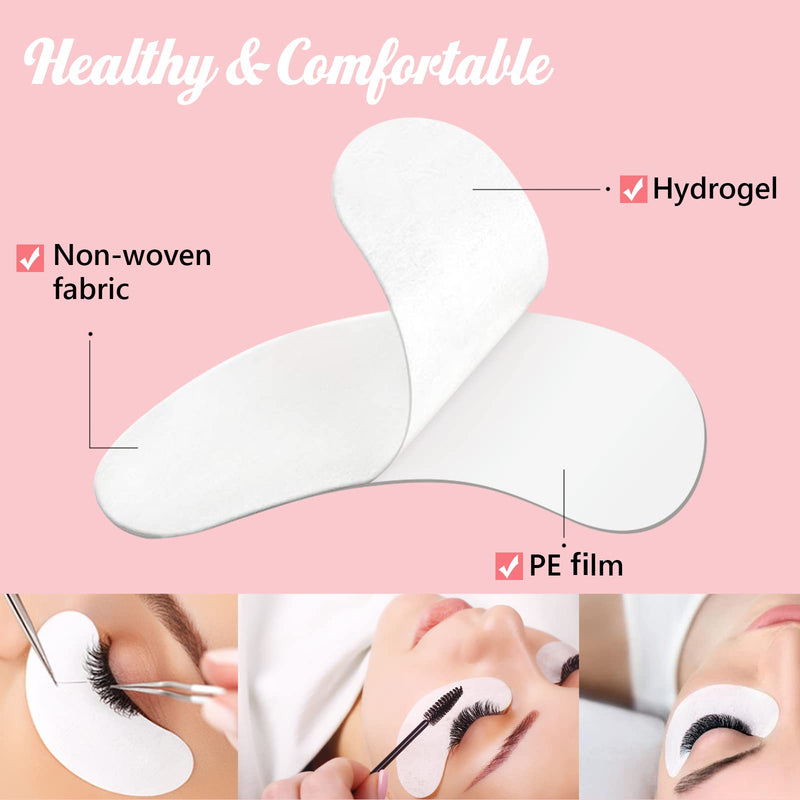 50 Pairs GreenLife 100% Naturel Eyelash Extension Under Eye Gel Pads patches kit Collagen (50 150 300 Pairs) with Aloe Vera Hydrogel Eye Patches set for Eyelash Extension Supplies Tools 50 Pair (Pack of 1) - NewNest Australia