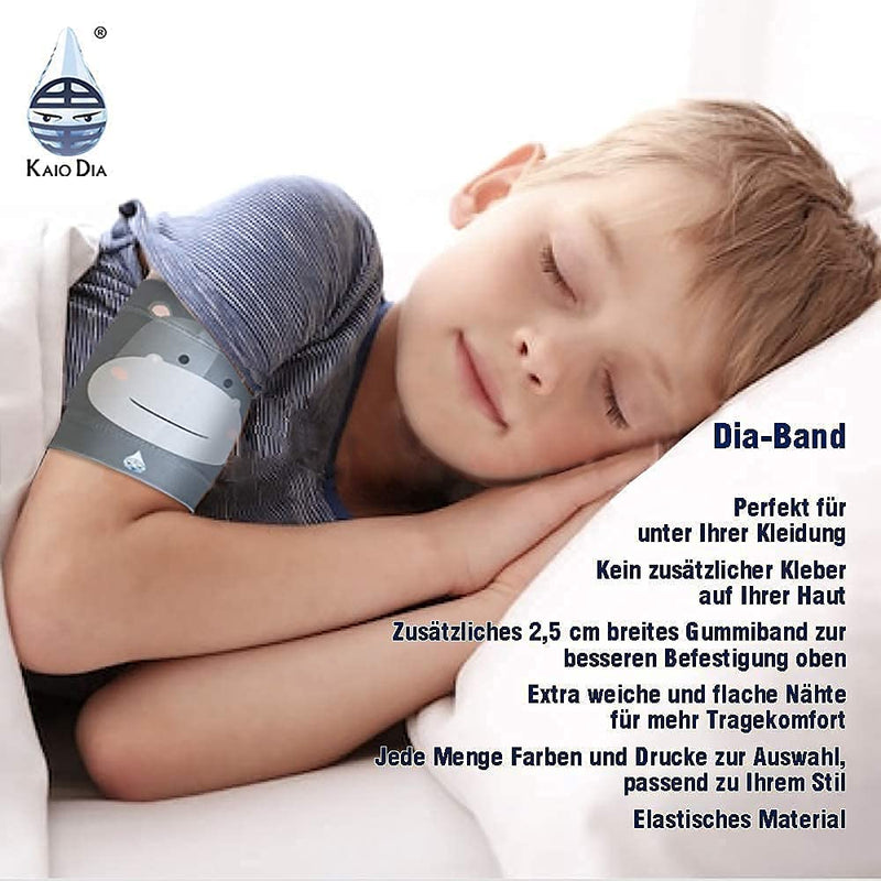 Slide Band Children, Glucose Sensor Protection Bracelet Freestyle Libre, Medtronic, Dexcom Or Omnipod - Comfortable Reusable Diabetic Tape (Junior.S (18-20 Cm) - NewNest Australia