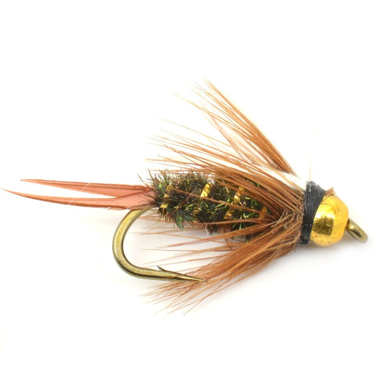 The Fly Fishing Place Bead Head Prince Nymph Fly Fishing Flies - Set of 6 Flies Hook Size 10 - NewNest Australia