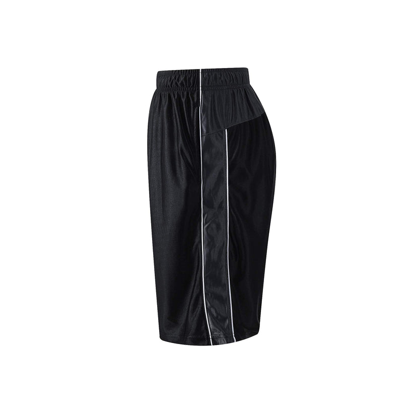PRTCYPNT Men's 11'' Cool Basketball Shorts with Pockets Long Gym Athletic Shorts Running Quick-Dry Drawstring Large Black - NewNest Australia