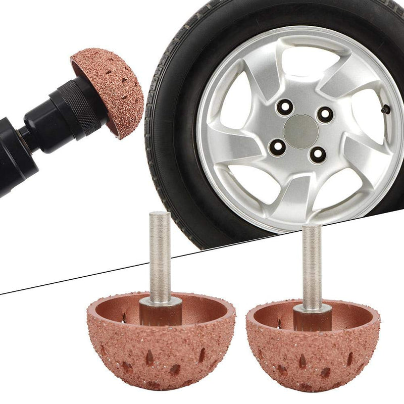 2PCs Tungsten Carbide Buffing Wheels of Different Sizes, Tungsten Steel Bowl Type Tire Repair Grinding Head Rotary Tools with 6mm Shank - NewNest Australia