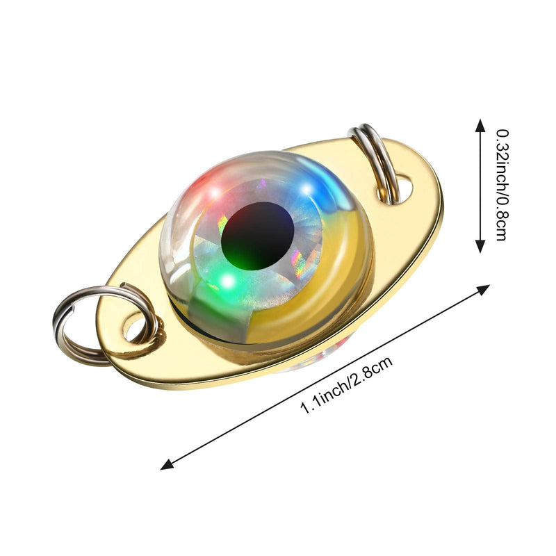 LED Fishing Lures Fishing Spoons Underwater Flasher Bass Halibut Flasher Saltwater Trolling Deep Drop Fishing Light LED Lighted Bait Flasher 20 - NewNest Australia