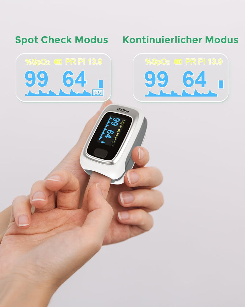 Viatom Pulse Oximeter, Bluetooth Oximeter For Measuring Blood Oxygen Saturation, O2 Pulse Monitor Finger With Oled Display, Pulse Oximeter With Free App And Batteries For Adults Children - NewNest Australia