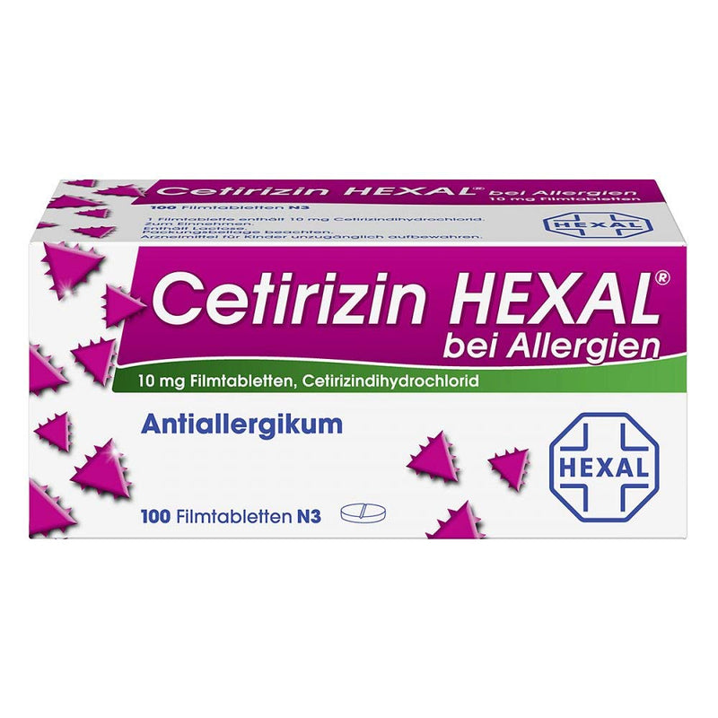 Cetirizine Hexal for allergies, 100 pieces - NewNest Australia