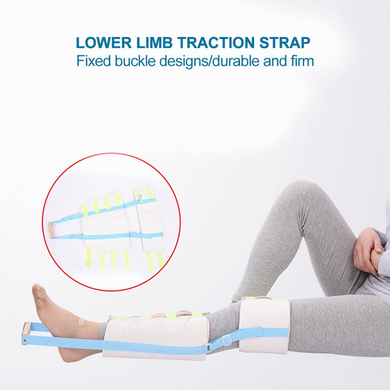 Lower Limb Traction,Belt Thigh Traction Strap Fracture Correction Recovery Traction Strap Fracture Pull-Down Fixation Belt Leg Knee Stretch Brace Knee Brace Pull-Down Belt Protector(M) - NewNest Australia