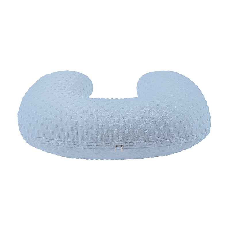 Nursing Pillow Cover, Minky Breastfeeding Pillow Slipcover Snugly Fits for Nursing Pillow for Baby Boys and Girls, Premium Quality Microfiber, Ultra Soft Comfortable (Baby Blue) Baby Blue - NewNest Australia