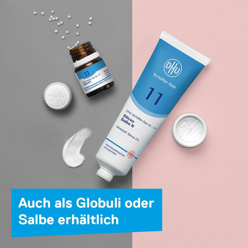 DHU Schüßler Salt No. 11 Silicea D12 - The mineral salt for hair, skin and connective tissue - the original - environmentally friendly in a medicine jar, 200 tablets - NewNest Australia