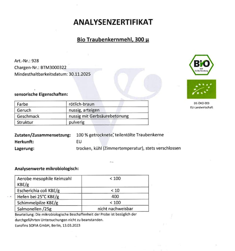 Organic OPC grape seed + aronia powder + organic vitamin C (acerola) capsules 120 pieces vegan high dosage 420mg per capsule from German grapes Laboratory tested from Germany Vegan - NewNest Australia