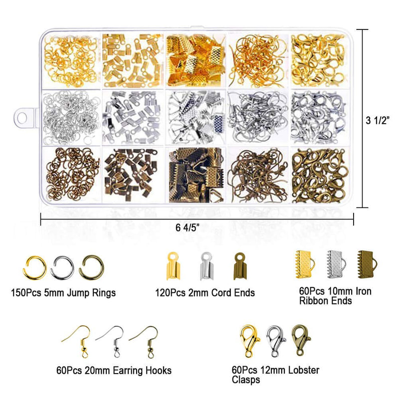 Anezus Jewelry Repair Kit with Jewelry Pliers, Jewelry Making Tools, Beading String and Jewelry Making Supplies for Jewelry Repair, Jewelry Making and Beading - NewNest Australia