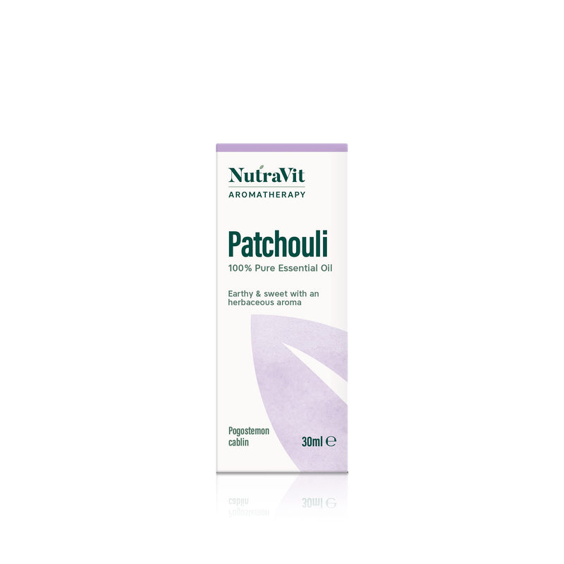 NutraVit - Sri Lankan Patchouli Oil | 100% Pure Essential Oil - 30ml - Theraputic Grade Aromatherapy Oil - Diffuser, Humidifier | for Dry Skin, Hair Growth & Uplift Energy - NewNest Australia