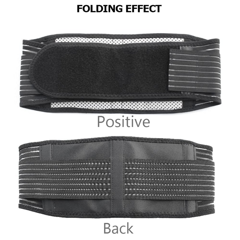 Konxi Lumbar Tourmaline Waist Bandage Support Belt Band, 20 Magnets Heat Belt For Lower Back Lumbar Therapy Support Belt Magnetic Field Therapy Pain Relief (L) - NewNest Australia