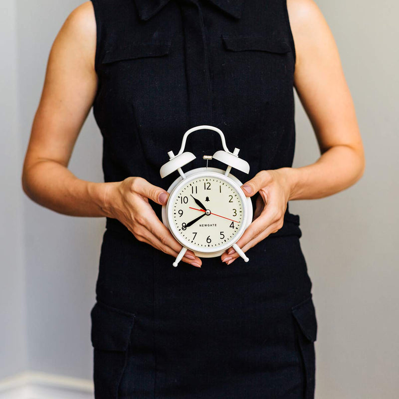 NewNest Australia - Newgate New Covent Garden Alarm Clock, Linen White 