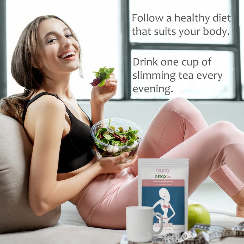 Happy Detox Tea - slimming tea - 4 weeks - 28 tea bags - NewNest Australia