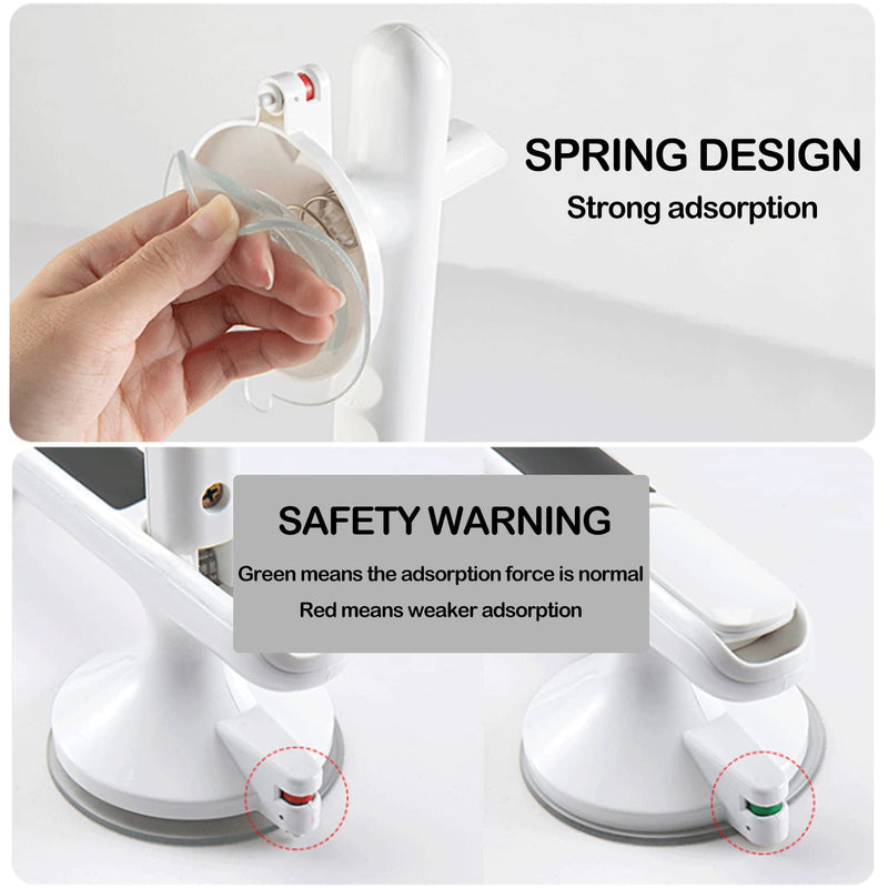 Suction Bathroom Grab Rails, Mobility Support Safety Handle, Grab Rails for Elderly, Suction Grab Rails for Bathroom with Suction Cup Fitting, Bath Grab Rail Suction Disability Aids 1pcs - NewNest Australia