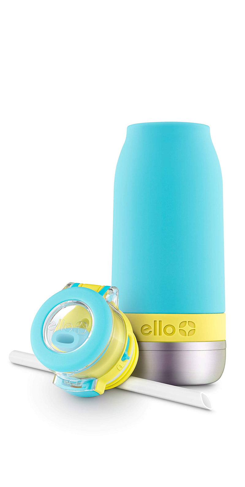 NewNest Australia - Ello Emma 14oz Vacuum Insulated Stainless Steel Kids Water Bottle Sky 