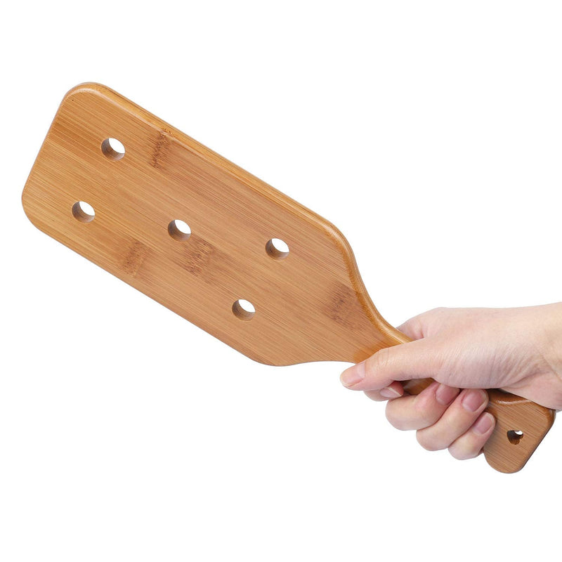 Battife 12inch Bamboo Paddle - Lightweight Durable Smooth Wooden Paddle with Airflow Holes - NewNest Australia