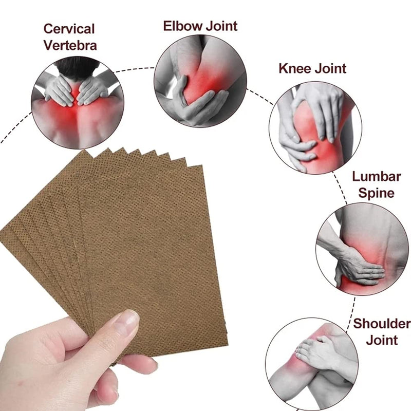 Pain Relief Patches, 16PCS MQ Chinese Herbal Warming Plaster Relief Knee Pain Backache Joint Muscle Cervical Vertebra Pain Relief Patch(7 * 10CM) neck and shoulders - NewNest Australia