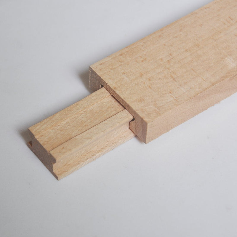 Btibpse Wooden Drawer Slides 13-3/4 Inches Classic Wood Center Guide Track (13-3/4'') 13-3/4'' - NewNest Australia