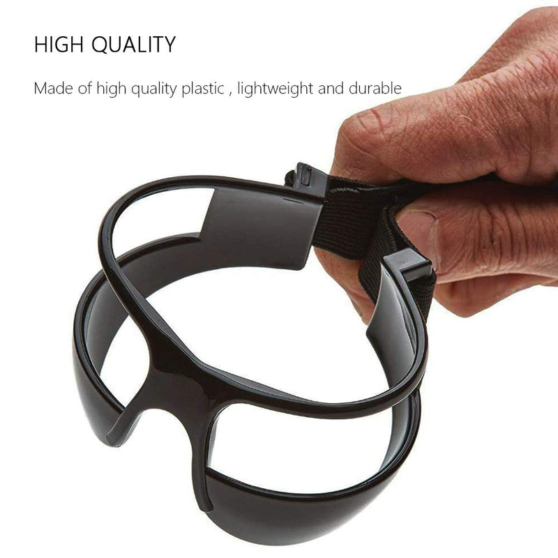 TEKCAM 6 Pack Basketball Dribble Goggles Basketball Training Aid Dribbling Glasses Specs Team Professional Sports Equipment for Youth Adult Teenagers Men Women (No Glass in Goggles) - NewNest Australia