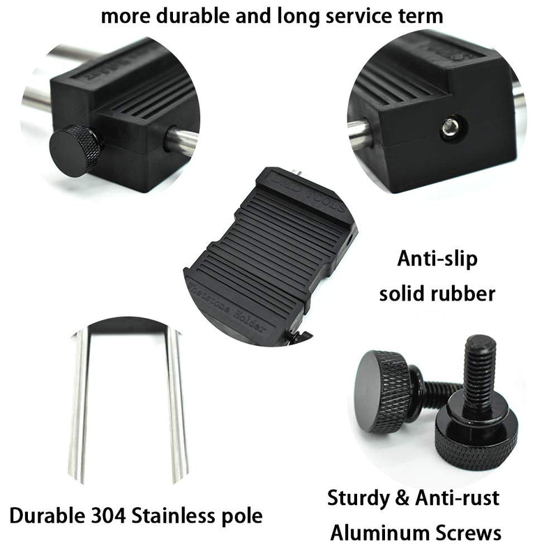 Whetstone holder Sharpening Stone Base Adjustable 304 Stainless Steel No-Slip Rubber for Easy Honing - NewNest Australia