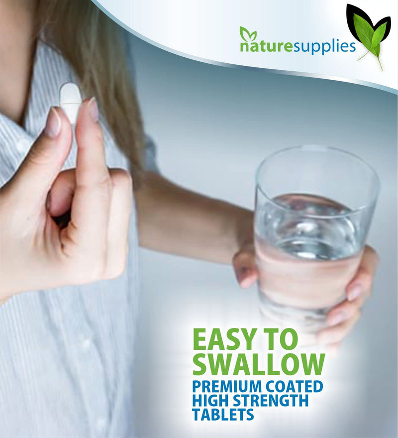 naturesupplies D-mannose 1000mg Tablets, 120 Pack - Vegan Friendly - Premium Coated High Strength Tablets Easy To Swallow, Natural Ingredients In Our Dmannose Supplements - NewNest Australia