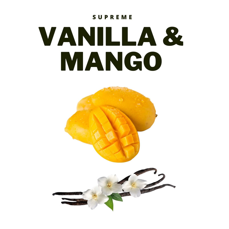 Beard oil vanilla mango scent Bartstoppel® Supreme men - daily beard care 3-day beard to full beard - Beard Oil Vegan - with castor oil for beard growth - NewNest Australia