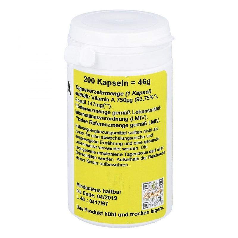 VITAMIN A capsules 200 pcs - NewNest Australia