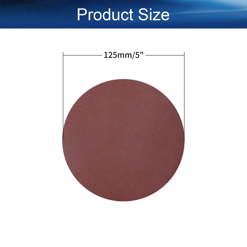 Auniwaig 5-Inch Sanding Discs Hook & Loop Gray 240 Grit No Hole Orbital Sandpaper with Tack Cloth Aluminum Oxide Round Flocking Sandpaper for Sanding Grinder Polishing Accessories 50PCS - NewNest Australia