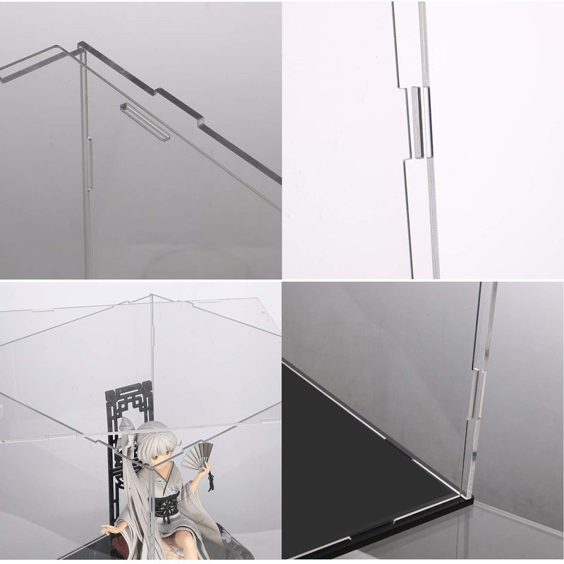 A+ DESIGN Clear Acrylic Display Case Assemble Collectibles Box Alternative Glass Case for Display Action Figures Home Storage & Organizing Toys (3x3x3 inch; 7.5x7.5x7.5 cm) 3x3x3 inch; 7.5x7.5x7.5 cm - NewNest Australia