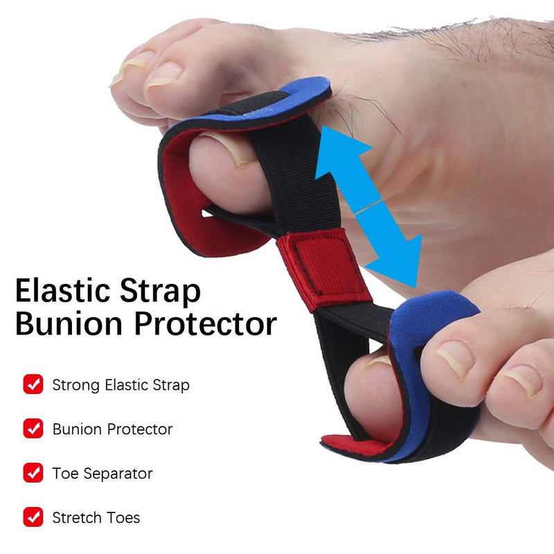 Hallux Valgus Corrector Belt, Elastic Strap Bunion Protector Big Toe Valgus Exercise Band Strong Tensile Strength for Men and Women for Feet - NewNest Australia