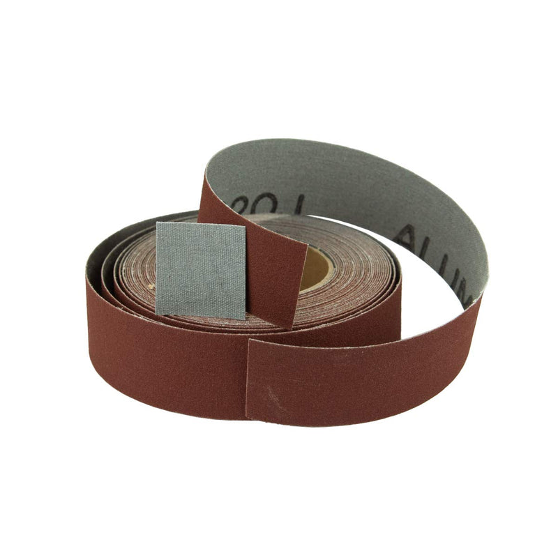 POWERTEC 4RA2115 150 Grit Aluminum Oxide Sanding Paper Roll | 1” x 20' Self-Dispensing Clear Blister Pack - NewNest Australia