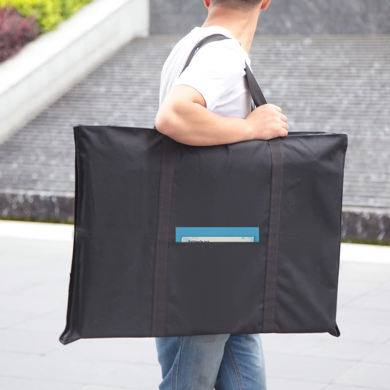 Jjring Dacron Light Weight Art Portfolio Bag, 23 Inches by 31 Inches, Black 23 inch by 31 inch - NewNest Australia