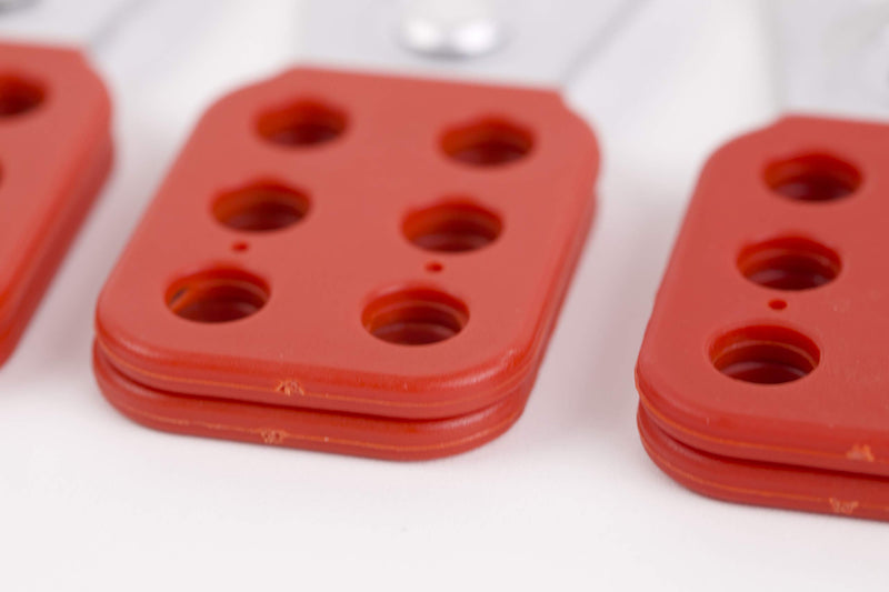 TRADESAFE Lock Out Tag Out Lock Hasp. 6 Pack Lockout Tagout Hasp. Steel Padlock Hasp for Lock Out Devices. Heavy Duty Loto Hasp for Lockout Safety Supply, Kits, and Stations - NewNest Australia