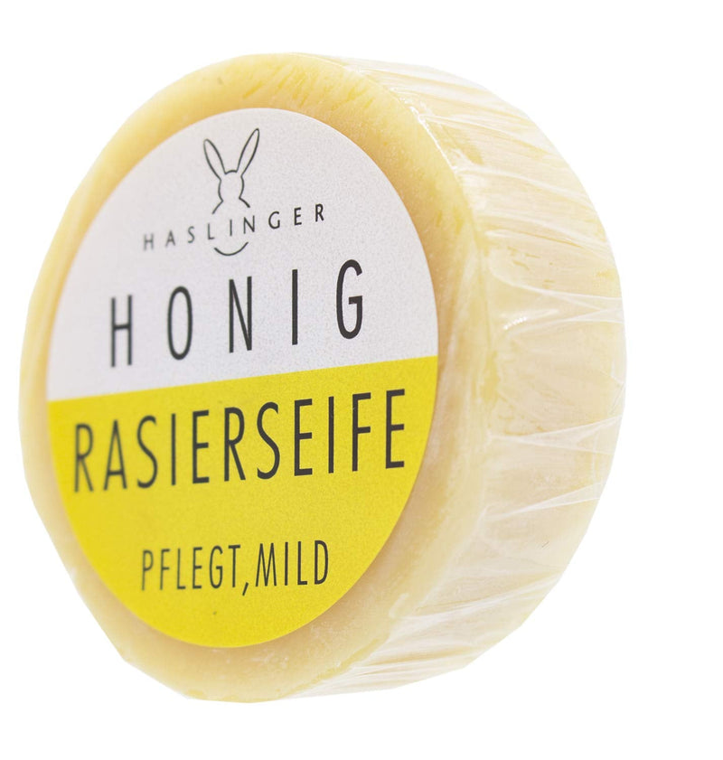 Haslinger shaving soap honey approx. 60g in a can - NewNest Australia